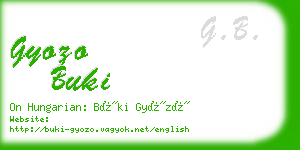 gyozo buki business card